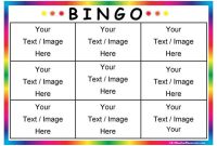 Editable Bingo Card Templates for Bingo Card Template Word