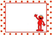 Elmo Birthday Clip Art.. | Elmo Invitations, Elmo Birthday pertaining to Elmo Birthday Card Template