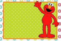 Elmo Birthday Party Theme For A Budget - With Tons Of Free inside Elmo Birthday Card Template