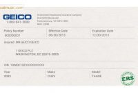 Fake Geico Insurance Card Template Stoatmusic In Insurance for Fake Auto Insurance Card Template Download
