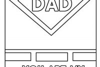 Father's Day Card. Superhero Outfit. | Fathers Day Coloring with regard to Fathers Day Card Template