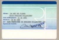 File:french Identity Card 1988 – 1994 Back – Wikimedia intended for French Id Card Template