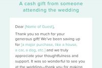 Fill-In-The-Blank Thank-You Notes | Wedding Thank You Cards within Template For Wedding Thank You Cards