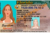 Florida Drivers License Psd Template – Photoshop File inside Florida Id Card Template
