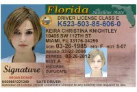 Florida Id Card Template In 2020 | Id Card Template, Card intended for Florida Id Card Template