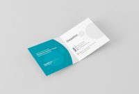 Folded Business Card Templates ~ Addictionary with Foldable Card Template Word