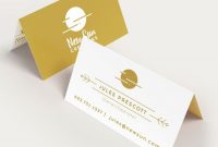 Folded Business Cards With Regard To Fold Over Business Card inside Fold Over Business Card Template