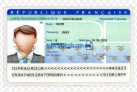 France Id Card Psd Template – French Id Card 2019, Hd Png with French Id Card Template