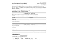 Free 10+ Sample Credit Card Authorization Forms In Ms Word with regard to Credit Card Billing Authorization Form Template