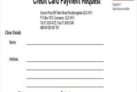 Free 12+ Sample Payment Request Forms In Ms Word | Pdf throughout Order Form With Credit Card Template