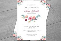 Free 22+ Engagement Invitation Templates In Psd | Ai | Ms regarding Engagement Invitation Card Template