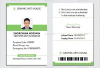 Free 34+ Amazing Id Card Templates In Ai | Ms Word | Pages for Employee Card Template Word