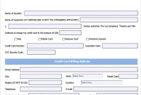 Free 7+ Credit Card Authorization Forms In Pdf within Credit Card Payment Form Template Pdf