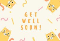 Free, Beautiful And Editable Get Well Soon Card Templates in Get Well Card Template