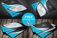 Free Business Card Template Psds For Photoshop 100% Free pertaining to Professional Business Card Templates Free Download