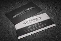 Free Classic Black & White Vintage Business Card Template regarding Black And White Business Cards Templates Free