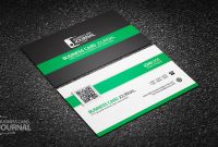 Free Clean & Stylish Qr Code Business Card Template throughout Qr Code Business Card Template