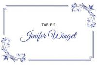 Free Delicate Lace Place Wedding Place Card Template In 2020 with regard to Table Place Card Template Free Download