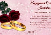 Free Engagement Invitation Card Maker & Online Invitations inside Engagement Invitation Card Template