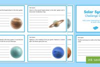 Free! – Finish The Solar System Fact Cards (Teacher Made) in Fact Card Template