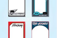 Free Hockey Card Templates Download | Baseball Card Template inside Free Sports Card Template