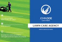 Free Lawn Care Business Card Template For Photoshop with Lawn Care Business Cards Templates Free