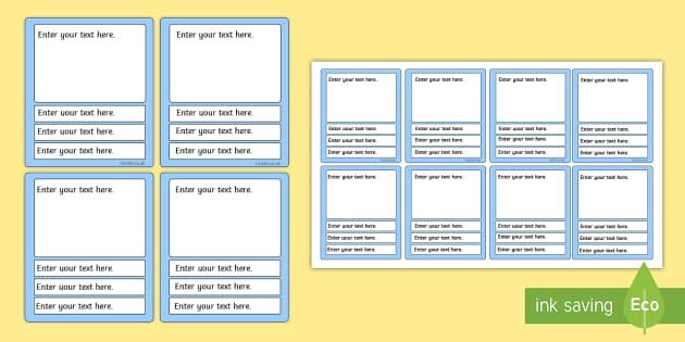 Free! - Make Your Own Playing Cards intended for Top Trump Card Template