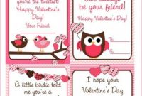 Free Owl Valentine's | Printables 4 Mom | Printable inside Valentine Card Template For Kids