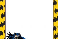 Free Printable Batman Invitations, Cards Or Labels. | Batman pertaining to Batman Birthday Card Template