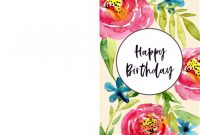 Free Printable Birthday Cards | Paper Trail Design | Happy for Foldable Birthday Card Template