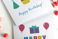 Free Printable Blank Birthday Cards | Catch My Party | Free for Template For Cards To Print Free