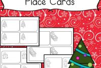 Free Printable Christmas Place Cards – Have The Kids Help pertaining to Christmas Table Place Cards Template