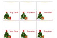 Free Printable Christmas Placecards – Folded | Free throughout Christmas Table Place Cards Template