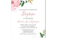 Free Printable Editable Pdf Baptism Invitation Diy – Pink regarding Free Christening Invitation Cards Templates