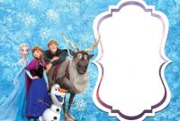 Free Printable) – Elsa Of Frozen 2 Birthday Invitation with regard to Frozen Birthday Card Template