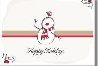 Free Printable Holiday Cards regarding Happy Holidays Card Template