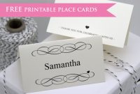 Free Printable Place Cards – Little Flamingo within Free Place Card Templates Download