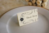 Free Printable Place Cards with regard to Table Reservation Card Template