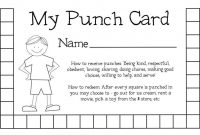 Free Printable Punch Card Template – Carlynstudio pertaining to Reward Punch Card Template