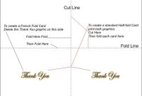 Free Printable Thank You Cards 6 for Half Fold Card Template