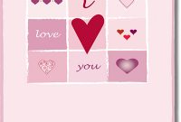 Free Printable Valentine's Day Cards – Free Valentine Greeting in Valentine Card Template Word