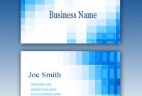 Free Psd | Blue Business Card Template for Free Business Card Templates In Psd Format