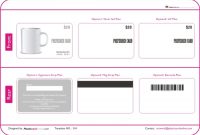 Free Ready Made Plastic Card Template in Pvc Card Template