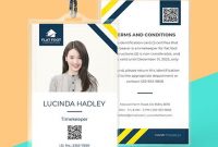 Free Sample Construction Id Card – Psd | Ai | Id | Word intended for Sample Of Id Card Template