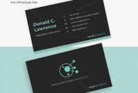 Free Simple Freelancer Business Card – Word | Psd | Apple in Freelance Business Card Template