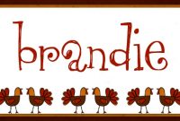 Free Thanksgiving Printables: Turkey Place Cards – Home intended for Thanksgiving Place Cards Template