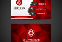 Free Vector | Business Card Template for Calling Card Free Template
