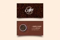 Free Vector | Coffee Business Card Template inside Coffee Business Card Template Free