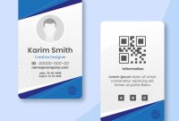 Free Vector | Id Card Template in Pvc Card Template