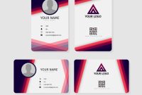 Free Vector | Id Card Template intended for Template For Id Card Free Download